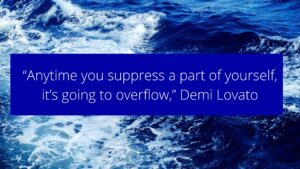 Revealing, succinct Demi Lovato quote re addiction